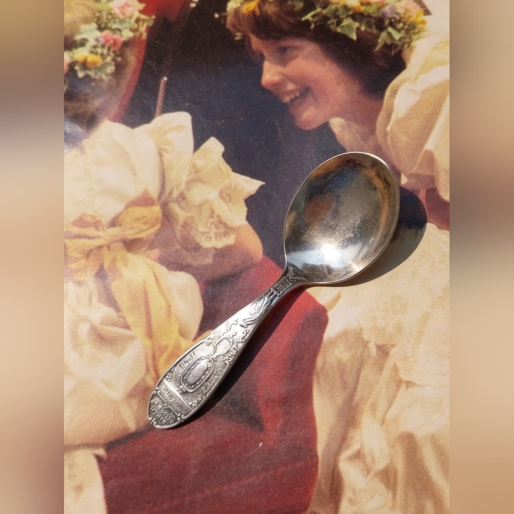 Silver Sterling Baby Spoon - Picture 8 of 15